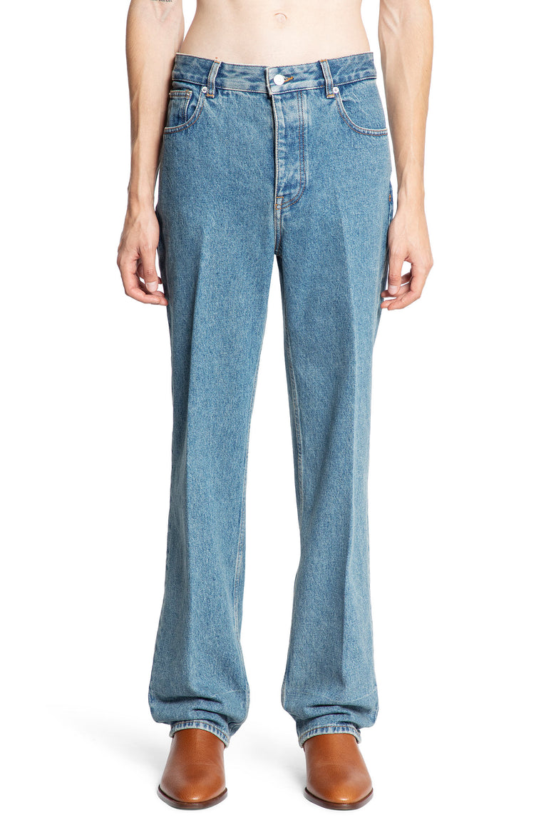 Washed 5 Pocket Jeans
