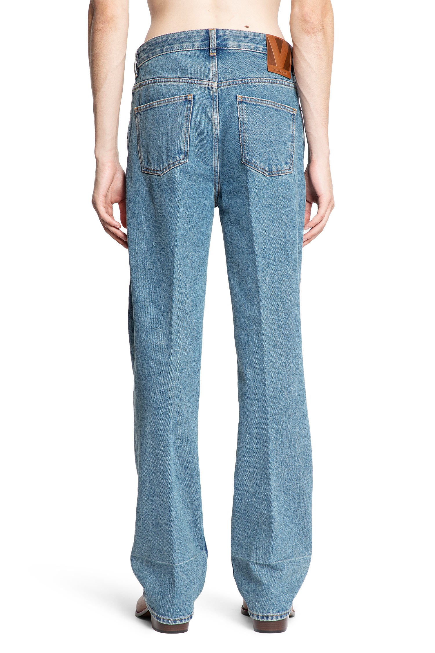 Washed 5 Pocket Jeans
