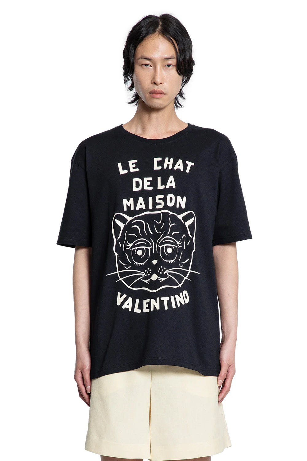 VALENTINO MAN BLACK T-SHIRTS & TANK TOPS - Antonioli.eu