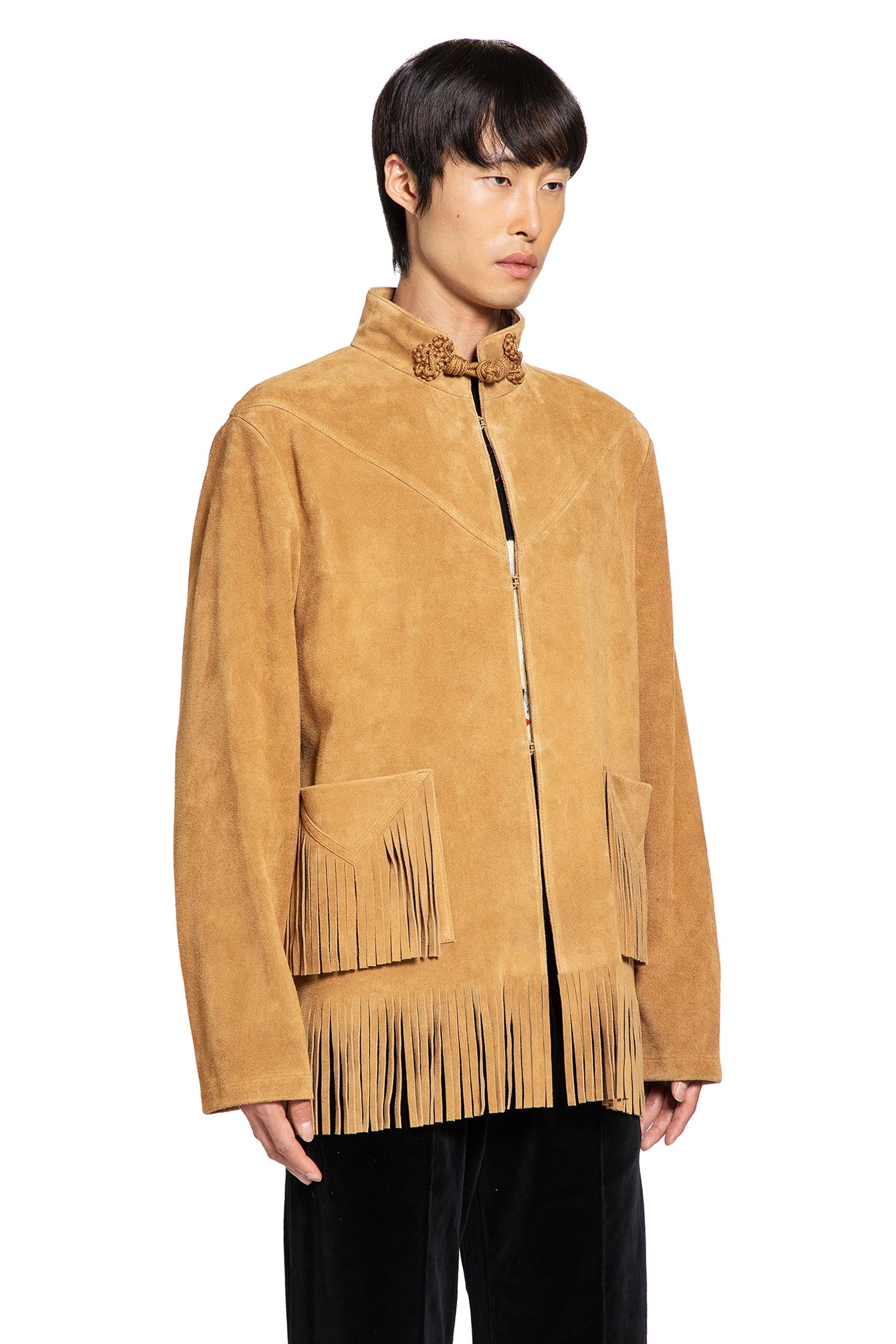 Fringed Suede Jacket