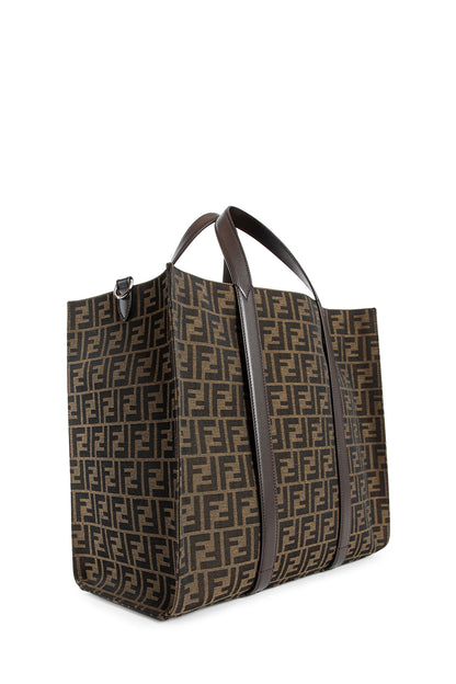 FENDI MAN BROWN TOTE BAGS