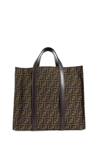 FENDI MAN BROWN TOTE BAGS