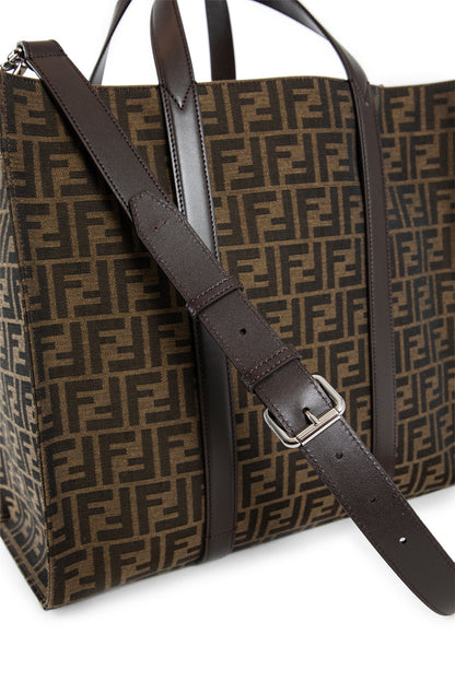 FENDI MAN BROWN TOTE BAGS