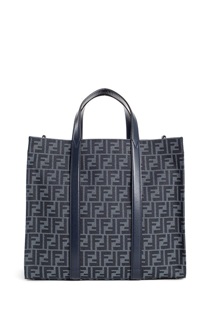 FENDI MAN BLUE TOTE BAGS