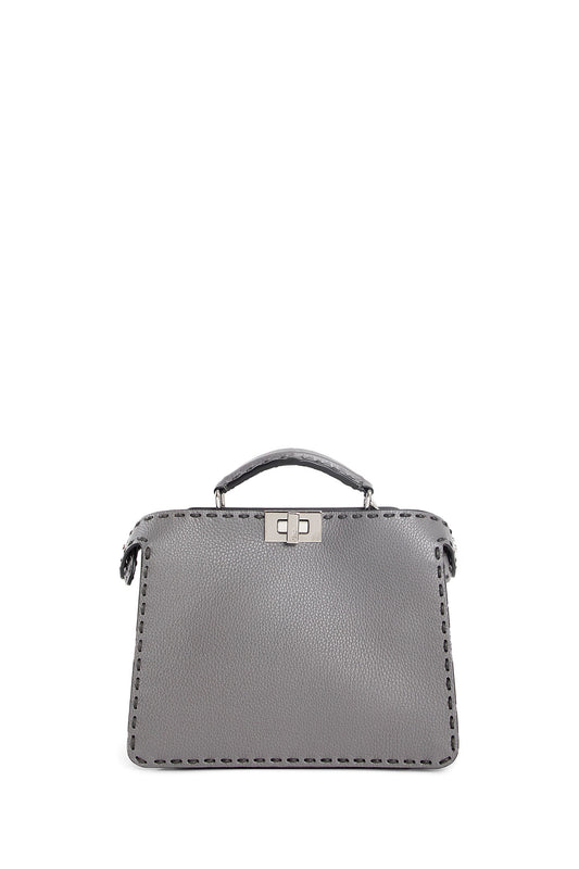 FENDI MAN GREY TOP HANDLE BAGS