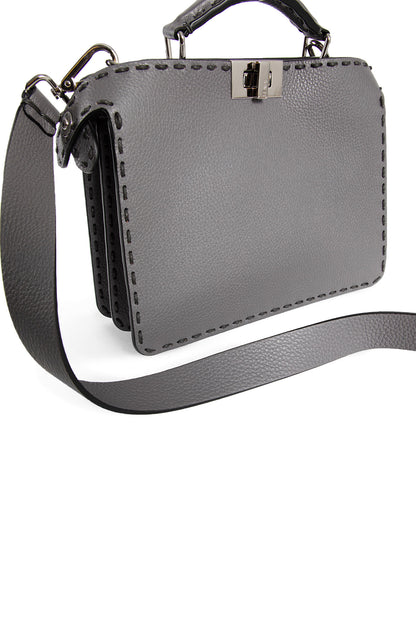 FENDI MAN GREY TOP HANDLE BAGS