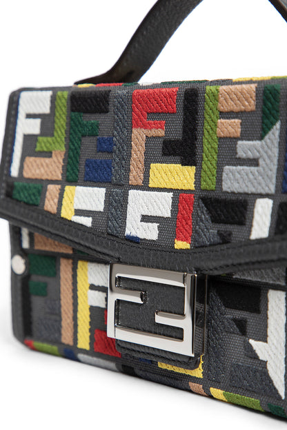 FF Canvas Baguette Bag