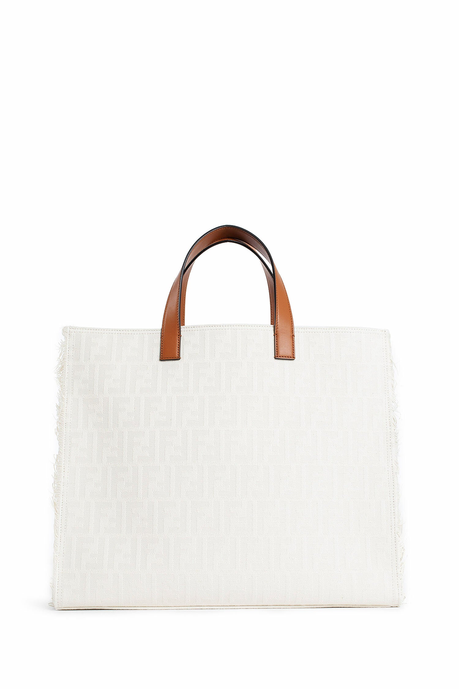 FENDI MAN WHITE TOTE BAGS