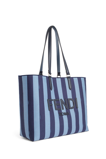 FENDI MAN BLUE TOTE BAGS