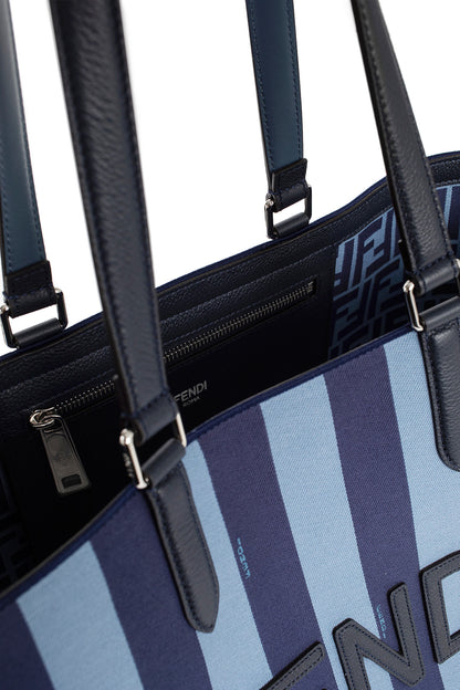 FENDI MAN BLUE TOTE BAGS