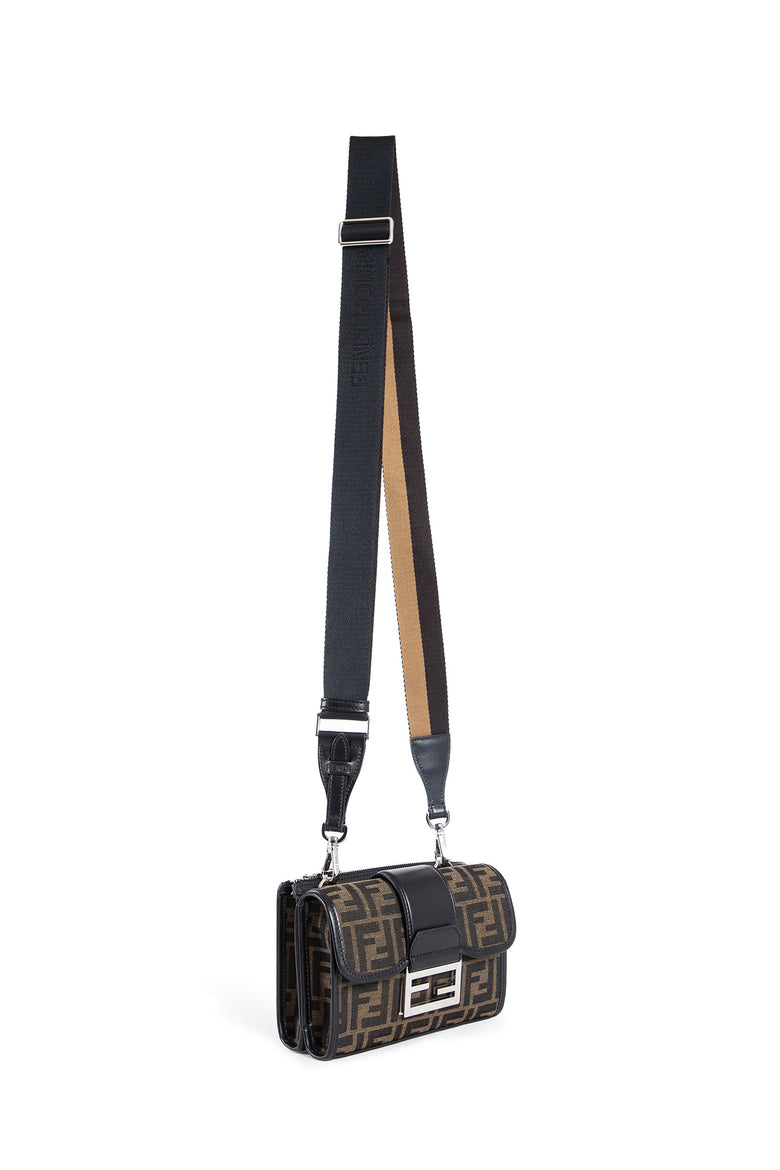 FF Jacquard Double Baguette Bag