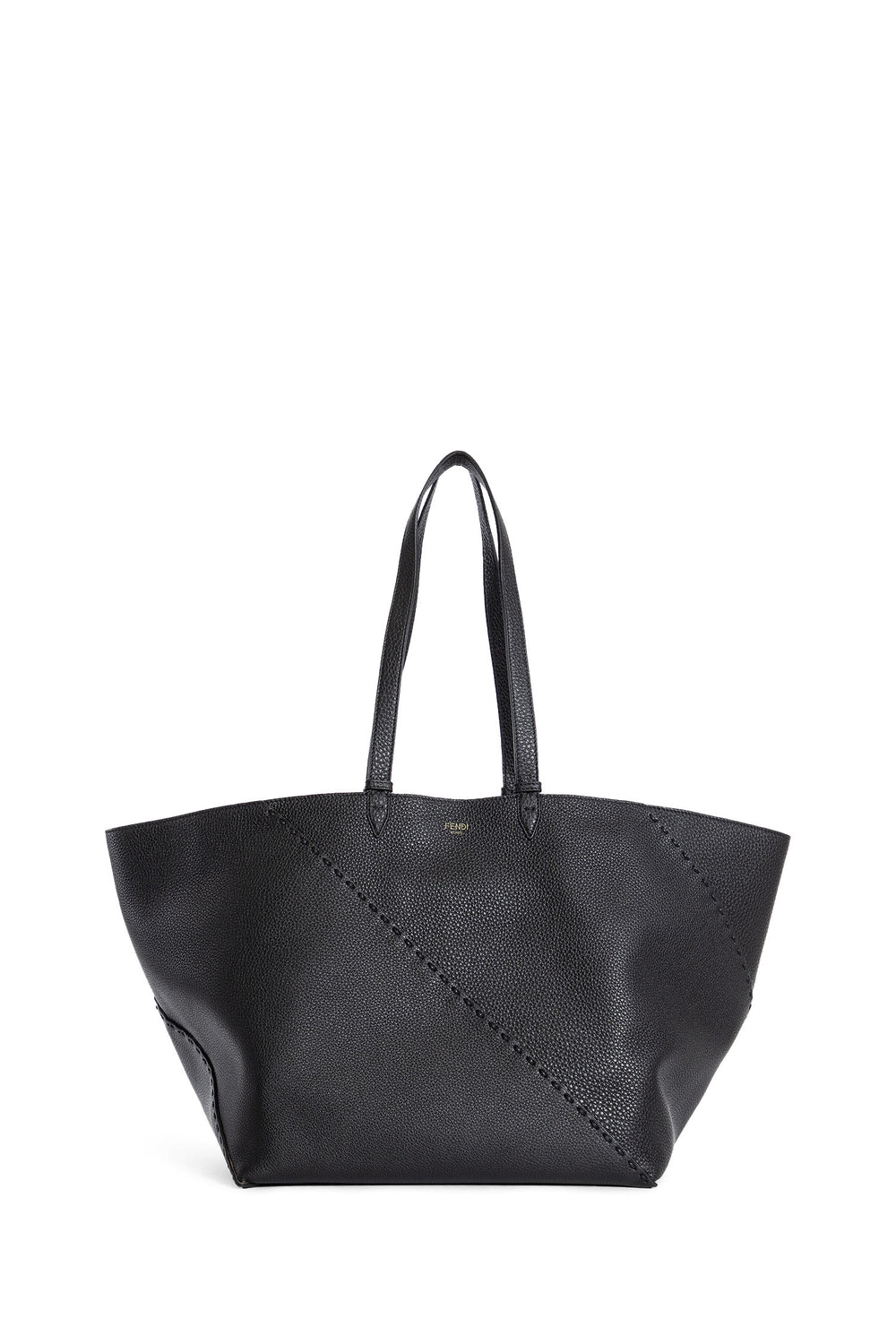 FENDI MAN BLACK TOTE BAGS