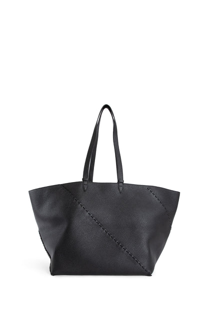 FENDI MAN BLACK TOTE BAGS