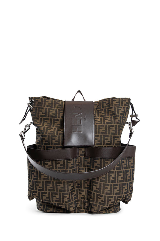 FENDI MAN BROWN BACKPACKS & TRAVEL BAGS