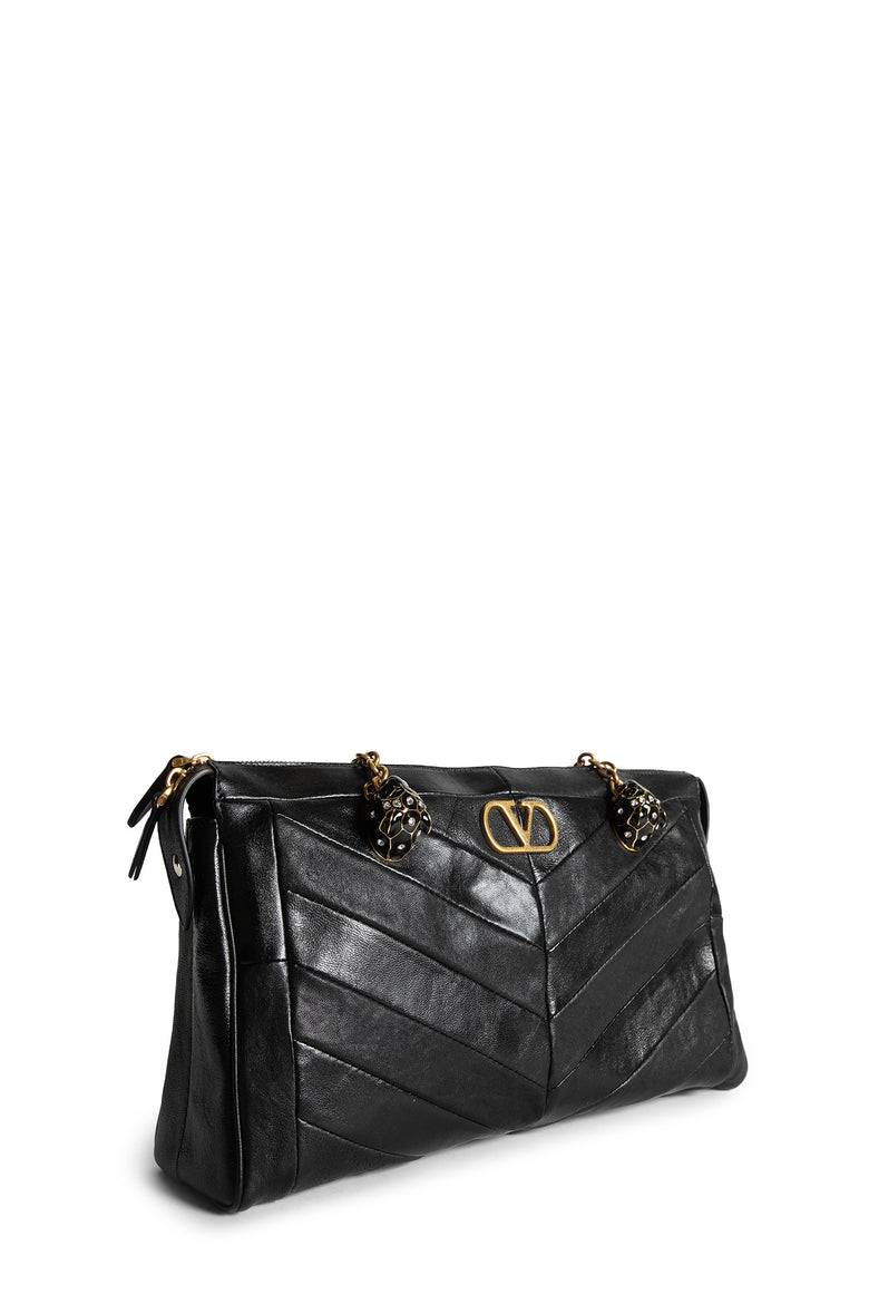 VALENTINO WOMAN BLACK TOP HANDLE BAGS