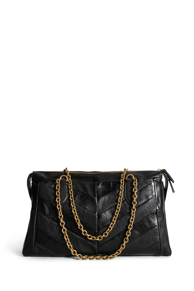 VALENTINO WOMAN BLACK TOP HANDLE BAGS
