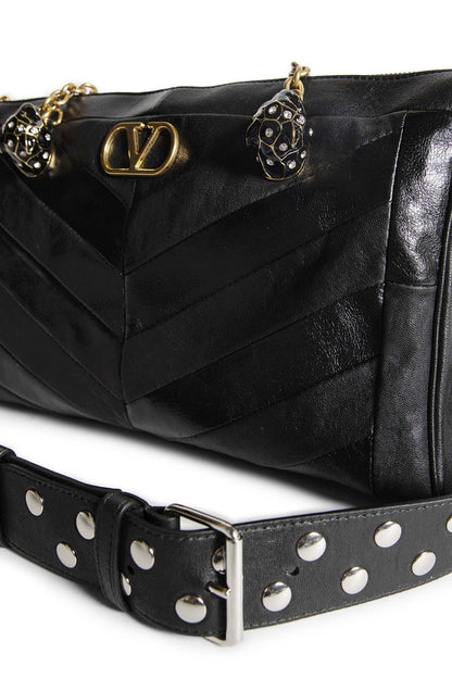 VALENTINO WOMAN BLACK TOP HANDLE BAGS