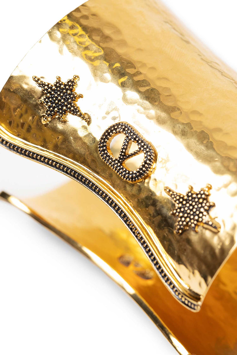 Cuffy Antiqued Metal Bracelet