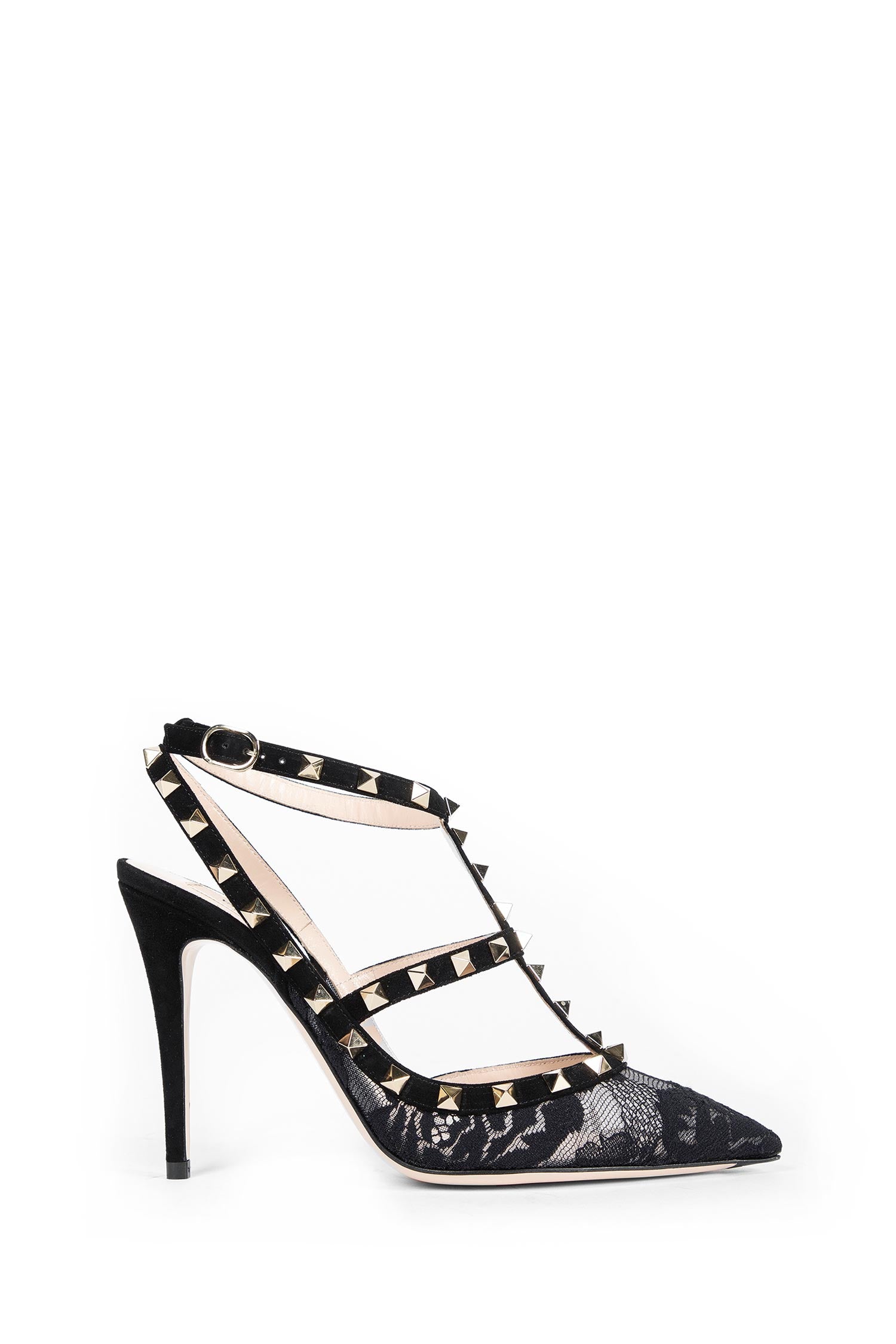 Rockstud Lace Pumps