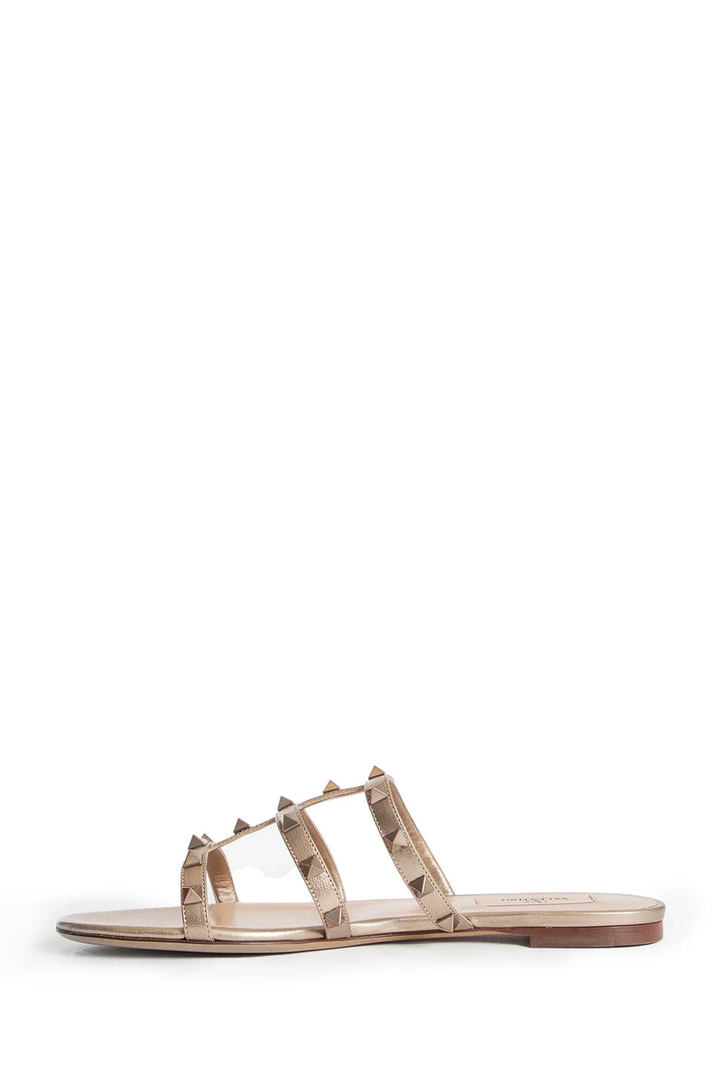 Rockstud Flat Slide Sandals - Antonioli.eu
