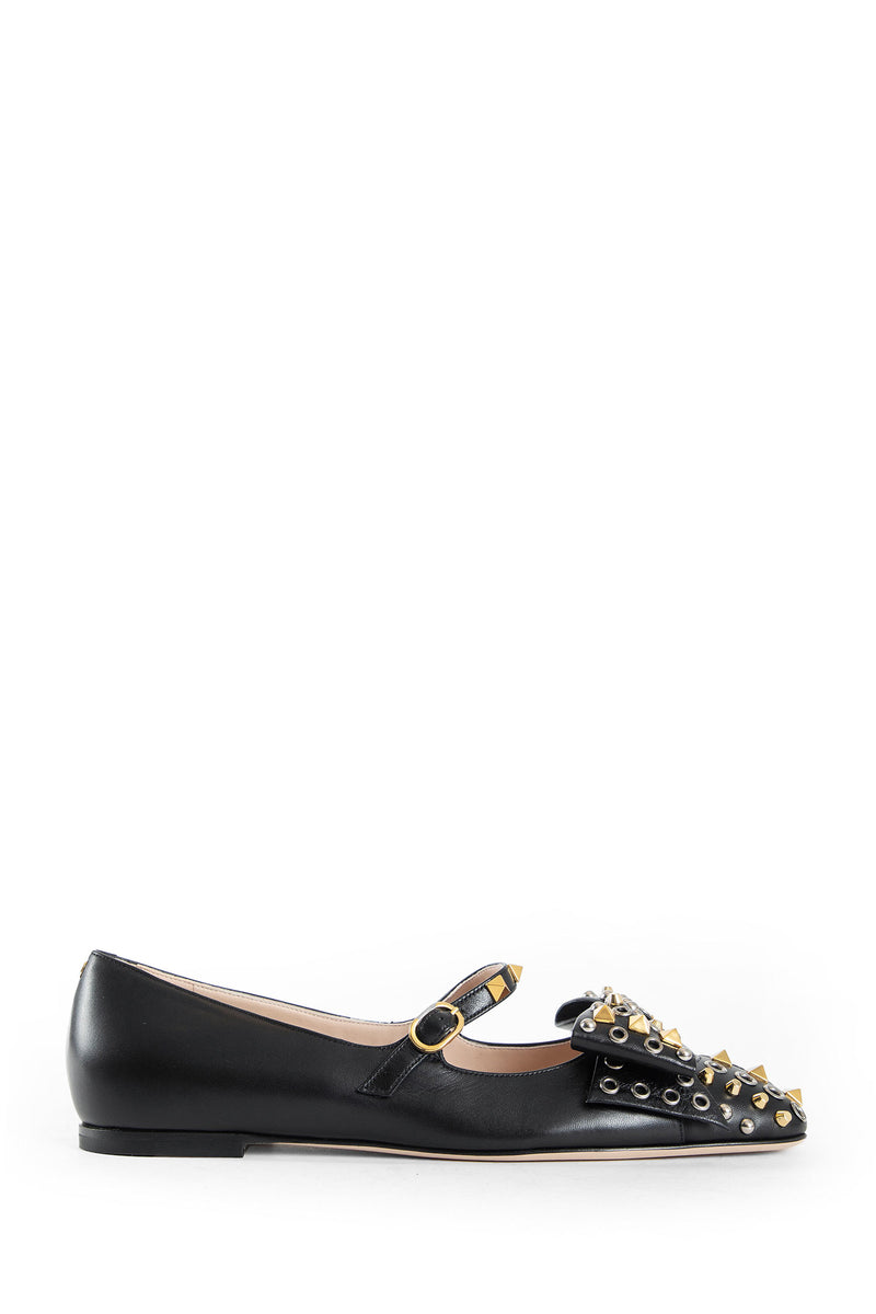 Mary-Jane Bowow Ballerinas With Studs - Antonioli.eu