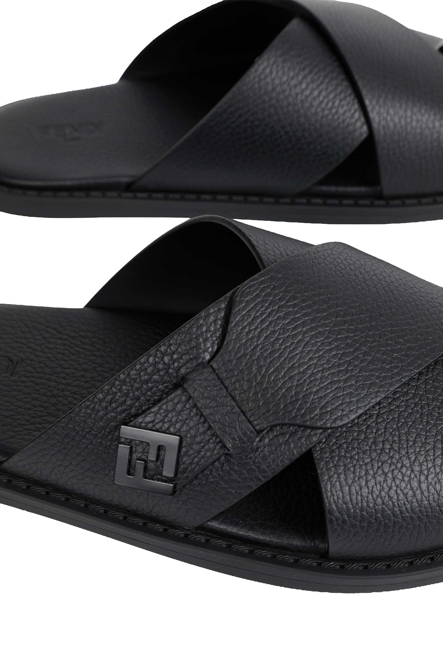 FENDI Squared FF Slides man