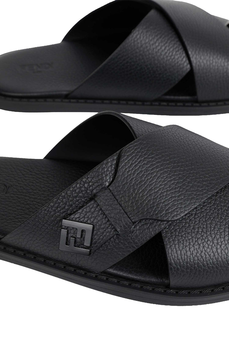 FENDI Squared FF Slides man