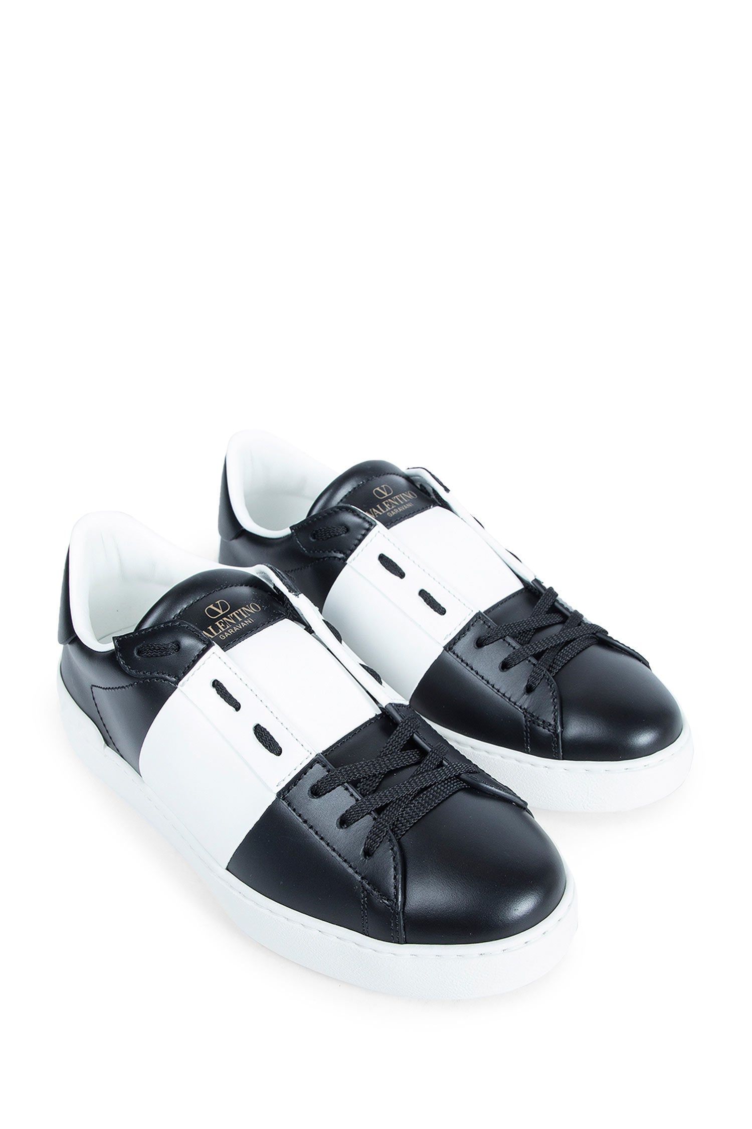 Open Sneakers in Leather