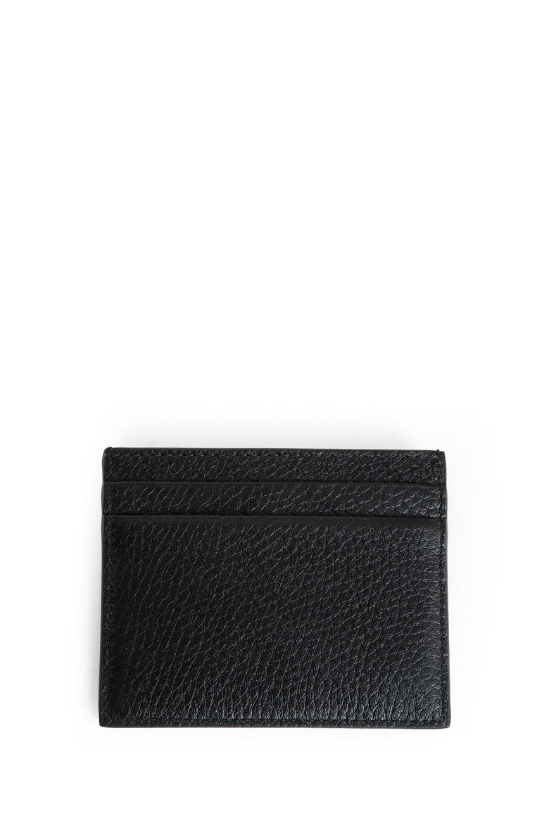 Rockstud Grainy Calfskin Card Holder
