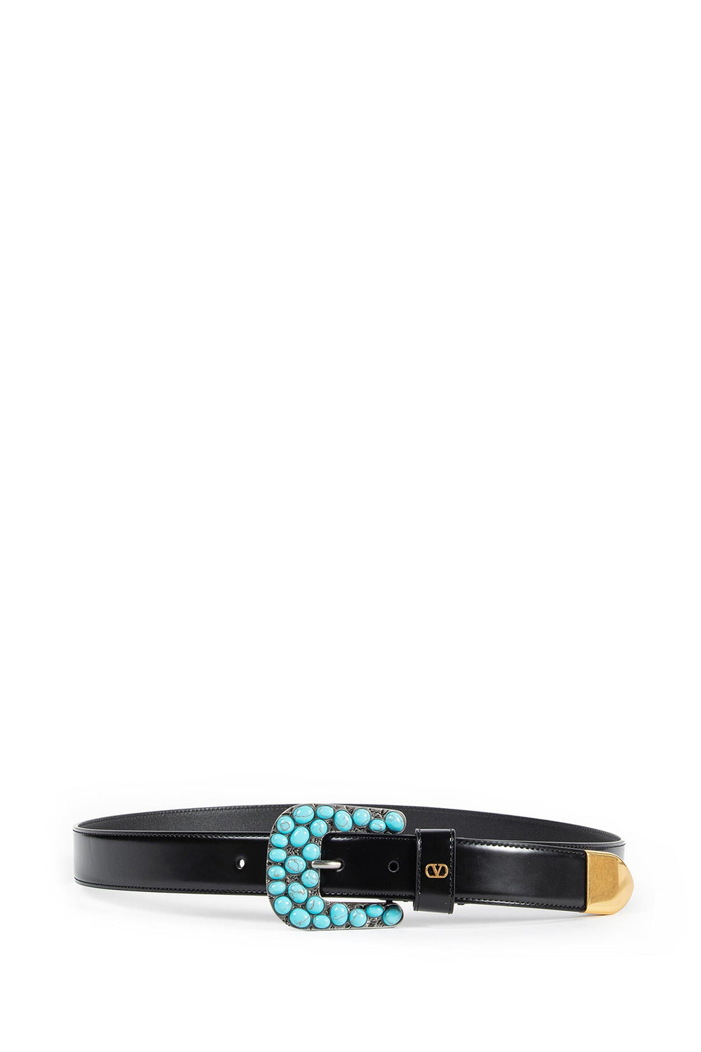 Vlogo Brushed Calfskin Belt 30 Mm