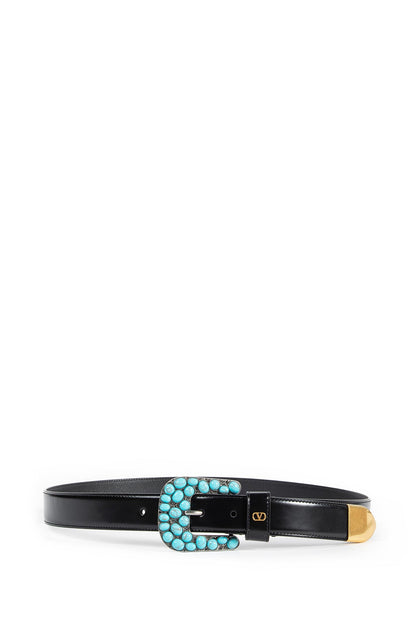 Vlogo Brushed Calfskin Belt 30 Mm