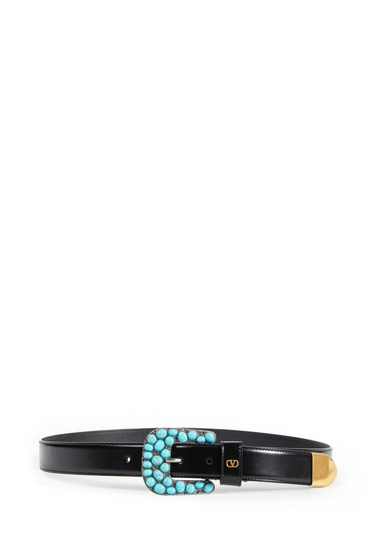 Vlogo Brushed Calfskin Belt 30 Mm