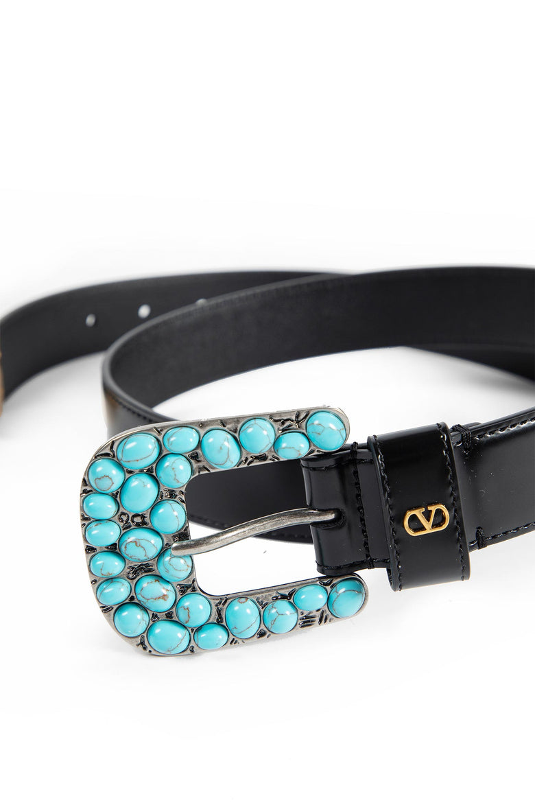 Vlogo Brushed Calfskin Belt 30 Mm