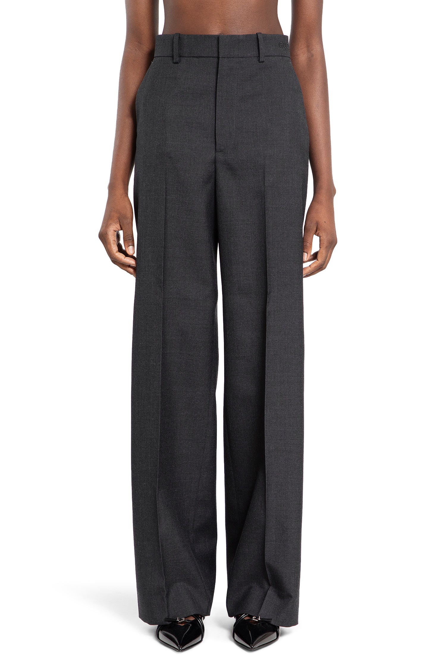 GUCCI WOMAN GREY TROUSERS