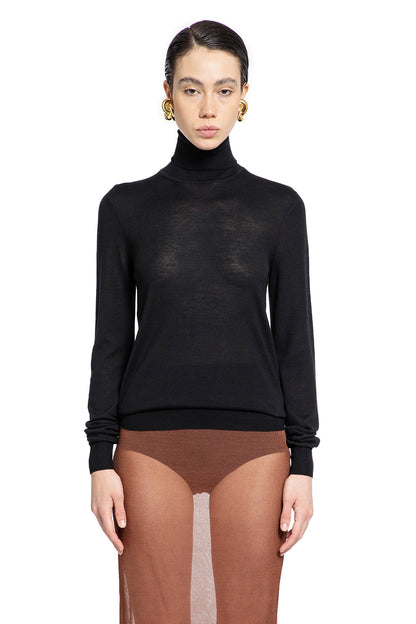 Antonioli SAINT LAURENT WOMAN BLACK KNITWEAR