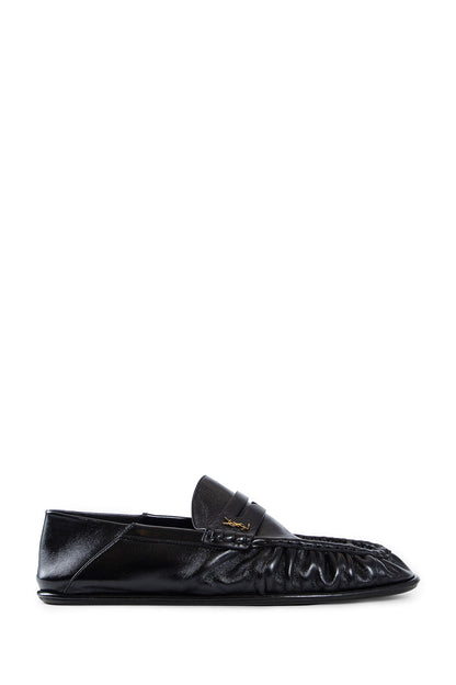 Antonioli SAINT LAURENT MAN BLACK LOAFERS & FLATS