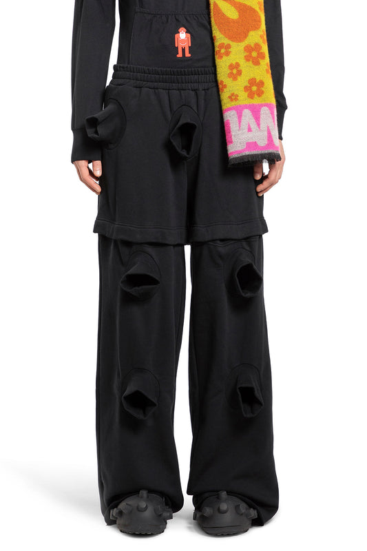 WALTER VAN BEIRENDONCK MAN BLACK TROUSERS