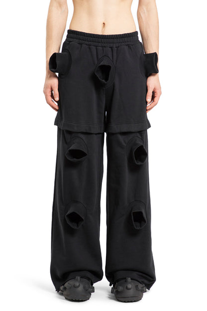 WALTER VAN BEIRENDONCK MAN BLACK TROUSERS