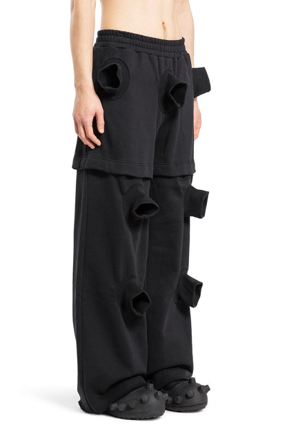 WALTER VAN BEIRENDONCK MAN BLACK TROUSERS