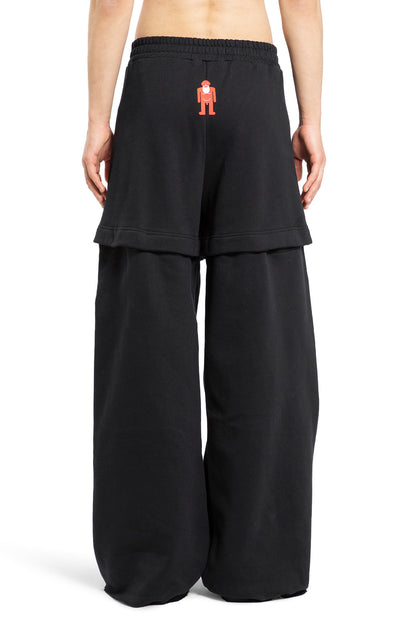 WALTER VAN BEIRENDONCK MAN BLACK TROUSERS