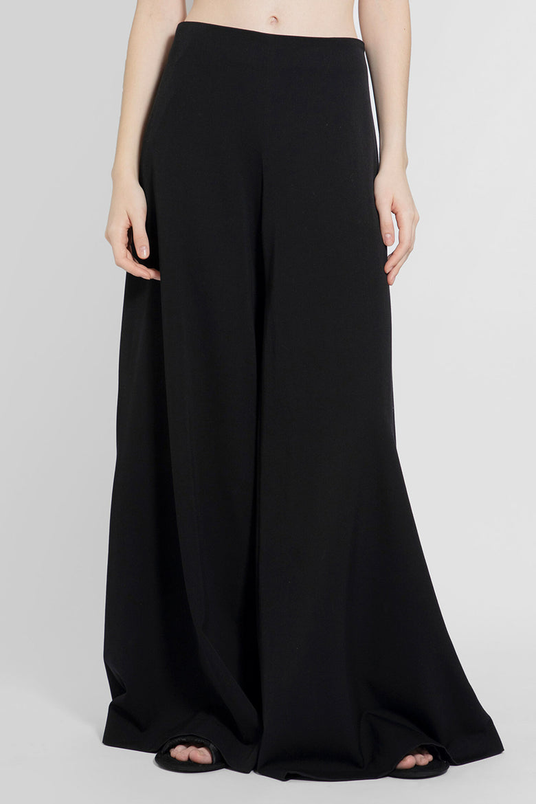 THE ROW WOMAN BLACK TROUSERS