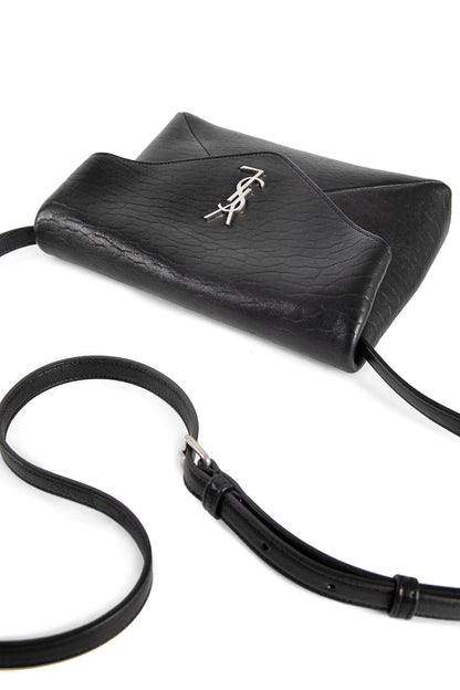 SAINT LAURENT UNISEX BLACK SHOULDER BAGS