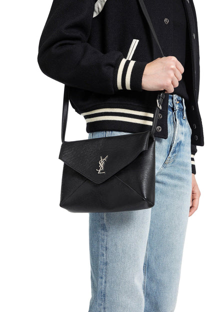 SAINT LAURENT UNISEX BLACK SHOULDER BAGS - Antonioli.eu