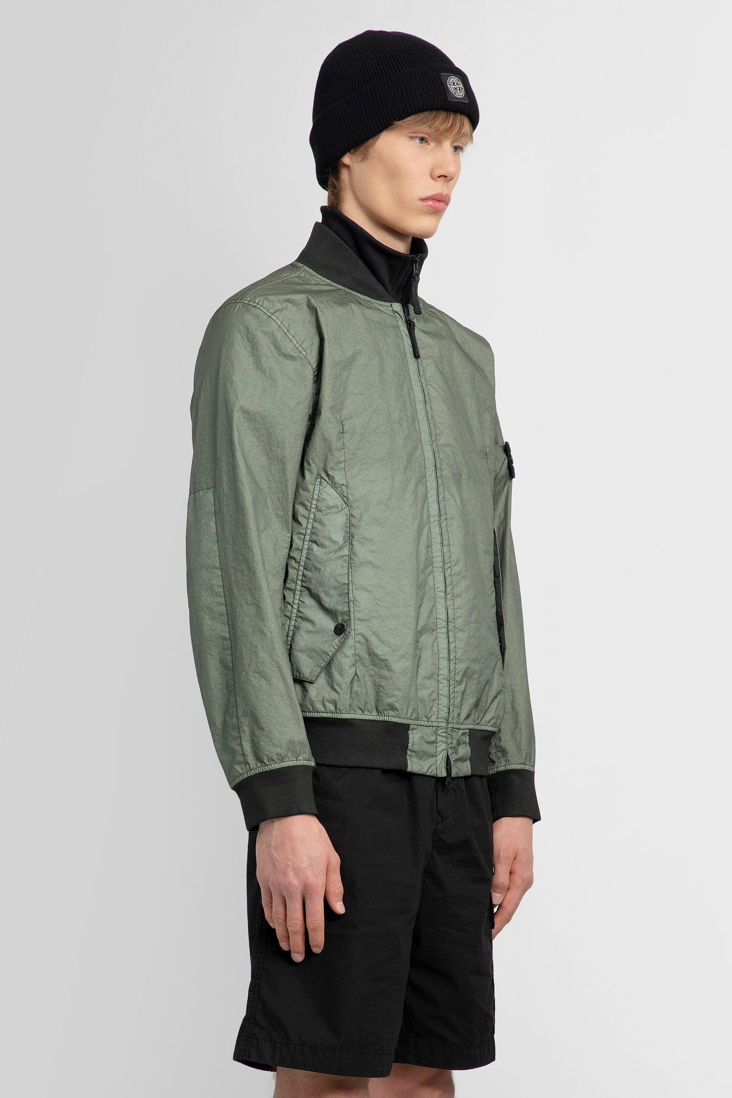 STONE ISLAND MAN GREEN JACKETS