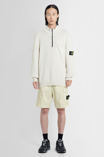 STONE ISLAND MAN OFF-WHITE KNITWEAR