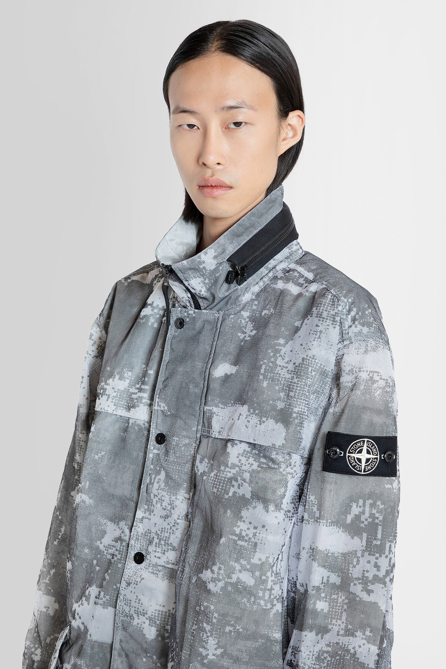 STONE ISLAND MAN GREY COATS