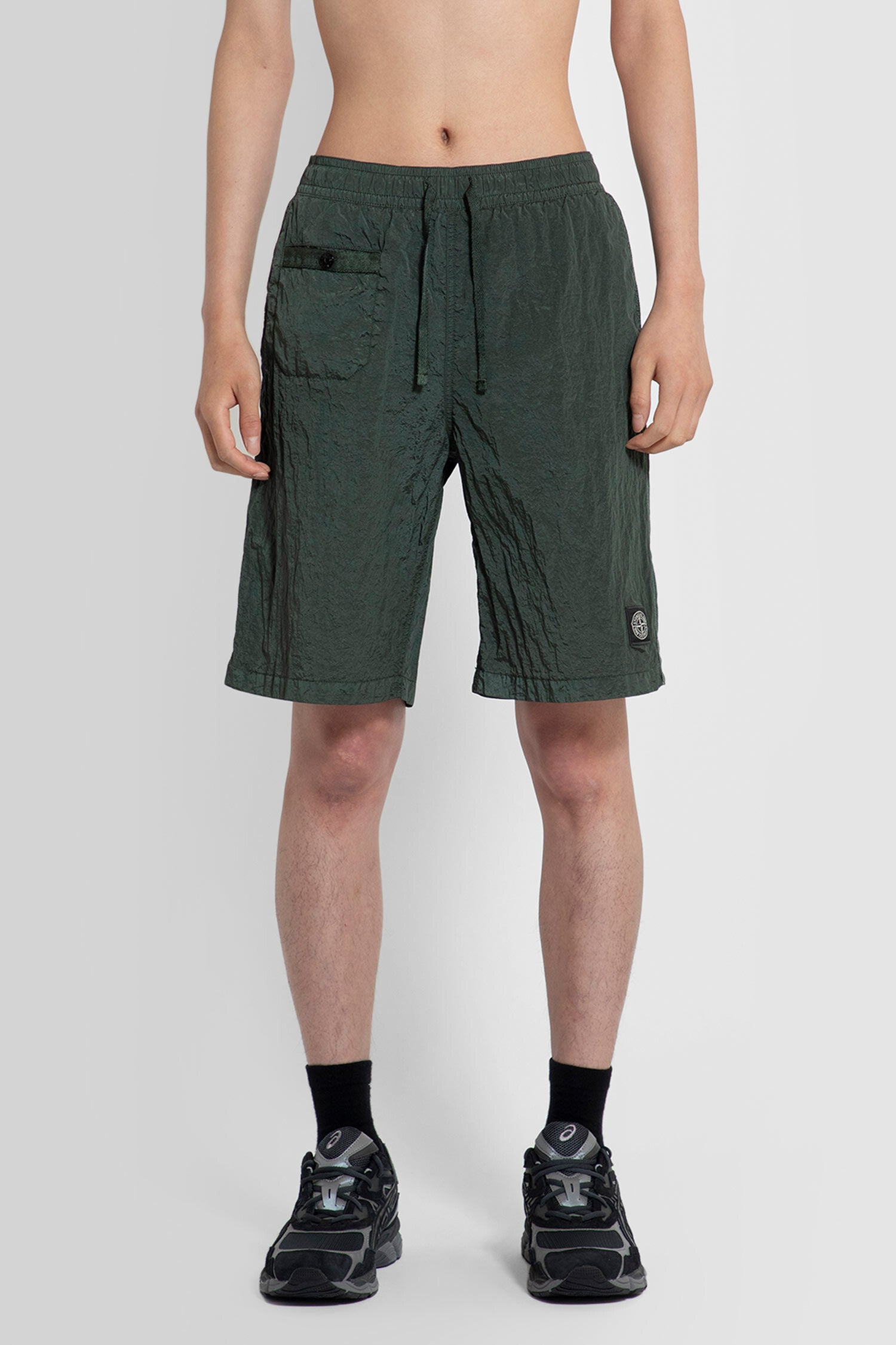 STONE ISLAND MAN GREEN SWIMWEAR