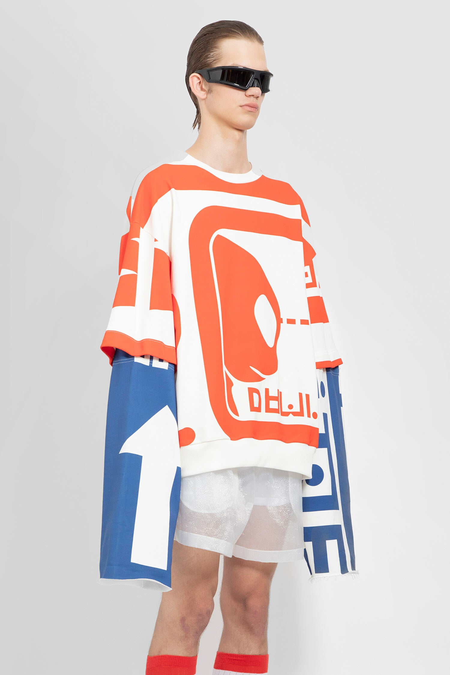 WALTER VAN BEIRENDONCK MAN MULTICOLOR SWEATSHIRTS