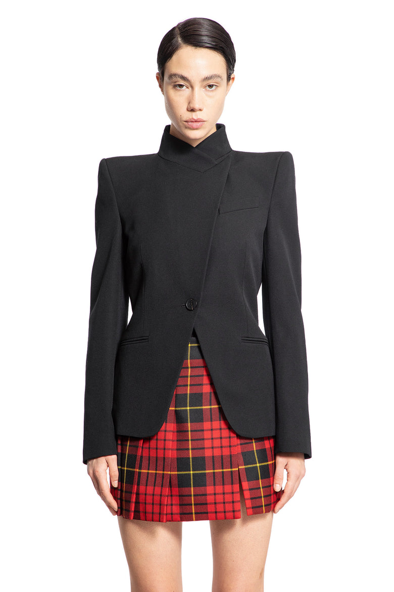 ALEXANDER MCQUEEN WOMAN BLACK BLAZERS