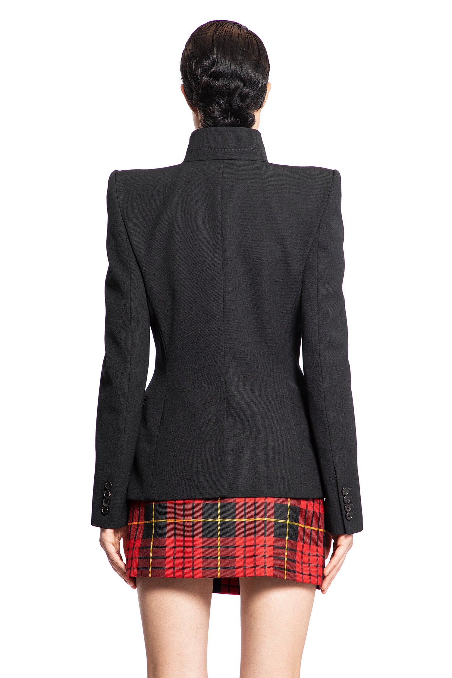 ALEXANDER MCQUEEN WOMAN BLACK BLAZERS